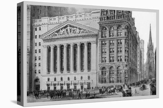 New York Stock Exchange, 1911-Moses King-Stretched Canvas