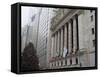 New York Stock Exchange at Christmas, New York City, New York, USA-Bill Bachmann-Framed Stretched Canvas