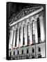 New York Stock Exchange at Night-Phil Maier-Framed Stretched Canvas