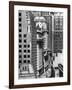 New York Stock Exchange Building Move About on Nassau St-Andreas Feininger-Framed Photographic Print