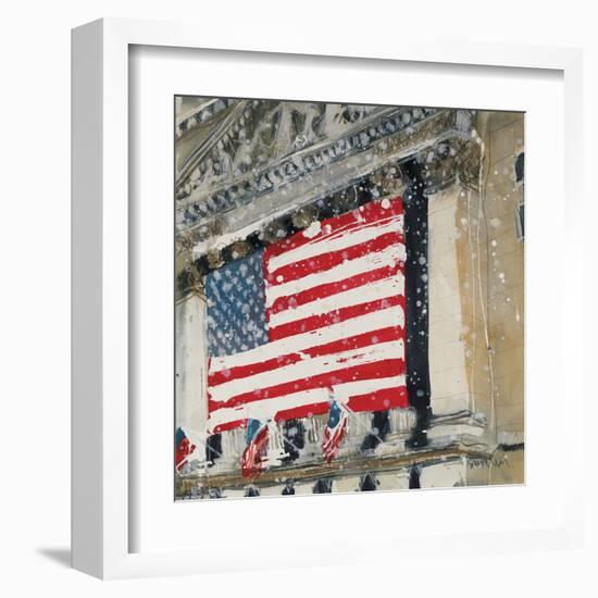 New York Stock Exchange - Detail-Susan Brown-Framed Giclee Print