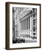 New York Stock Exchange, N.Y.-null-Framed Photo