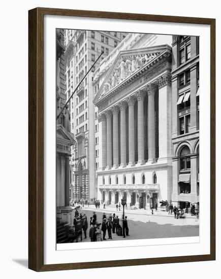 New York Stock Exchange, N.Y.-null-Framed Photo