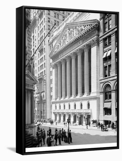 New York Stock Exchange, N.Y.-null-Framed Stretched Canvas