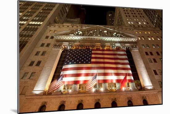 New York Stock Exchange, New York City-Sabine Jacobs-Mounted Premium Photographic Print