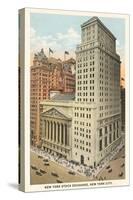 New York Stock Exchange, New York City-null-Stretched Canvas