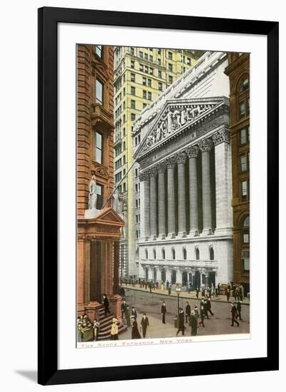 New York Stock Exchange, New York City-null-Framed Art Print