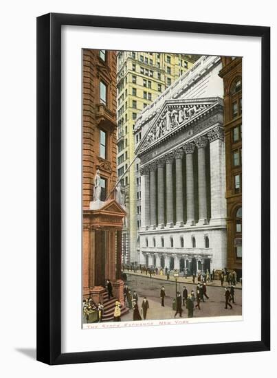 New York Stock Exchange, New York City-null-Framed Art Print