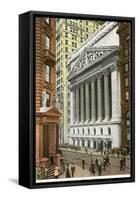 New York Stock Exchange, New York City-null-Framed Stretched Canvas