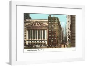 New York Stock Exchange, New York City-null-Framed Art Print