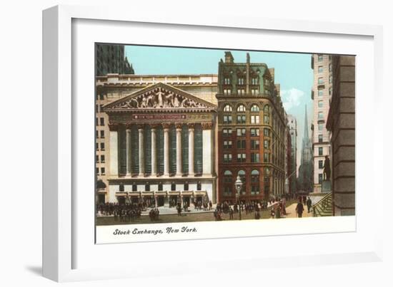 New York Stock Exchange, New York City-null-Framed Art Print