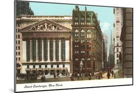 New York Stock Exchange, New York City-null-Mounted Art Print