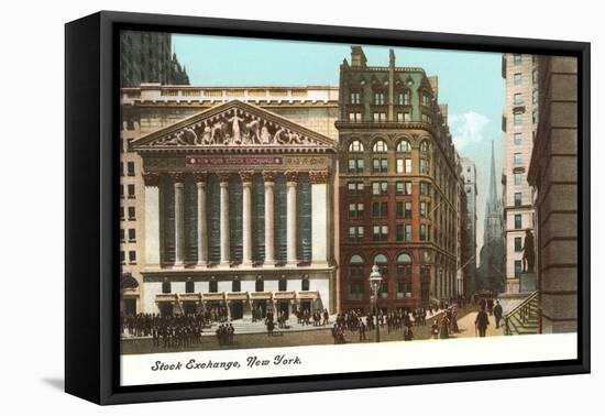 New York Stock Exchange, New York City-null-Framed Stretched Canvas