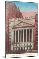 New York Stock Exchange, New York City-null-Mounted Art Print