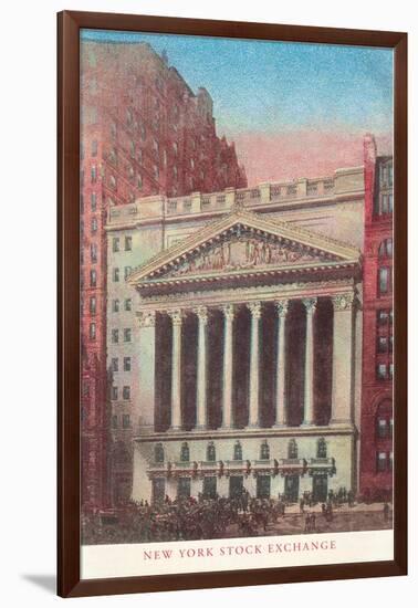 New York Stock Exchange, New York City-null-Framed Art Print