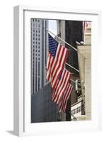 New York Stock Exchange on Wall Street-null-Framed Photographic Print