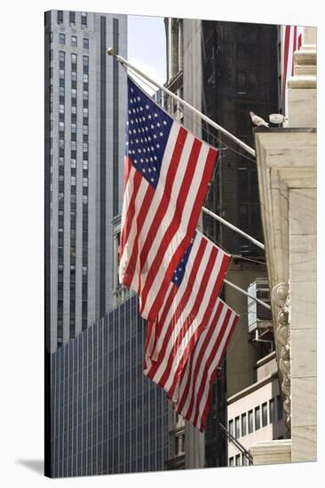 New York Stock Exchange on Wall Street-null-Stretched Canvas