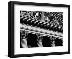 New York Stock Exchange, Wall Street Area, New York, New York State, USA-Robert Harding-Framed Photographic Print