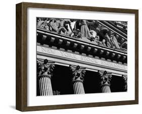 New York Stock Exchange, Wall Street Area, New York, New York State, USA-Robert Harding-Framed Photographic Print