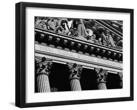 New York Stock Exchange, Wall Street Area, New York, New York State, USA-Robert Harding-Framed Photographic Print