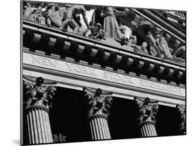 New York Stock Exchange, Wall Street Area, New York, New York State, USA-Robert Harding-Mounted Photographic Print