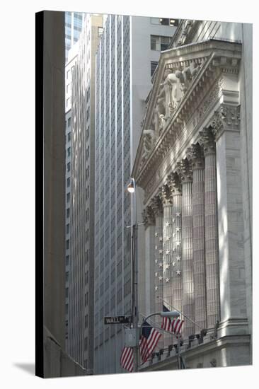 New York Stock Exchange, Wall Street, New York City, New York, Usa-Natalie Tepper-Stretched Canvas