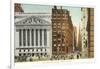 New York Stock Exchange, Wall Street, New York City-null-Framed Art Print