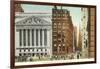 New York Stock Exchange, Wall Street, New York City-null-Framed Art Print