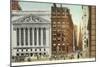 New York Stock Exchange, Wall Street, New York City-null-Mounted Premium Giclee Print