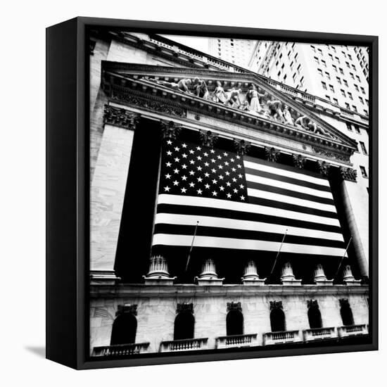 New York Stock Exchange-Josef Hoflehner-Framed Stretched Canvas