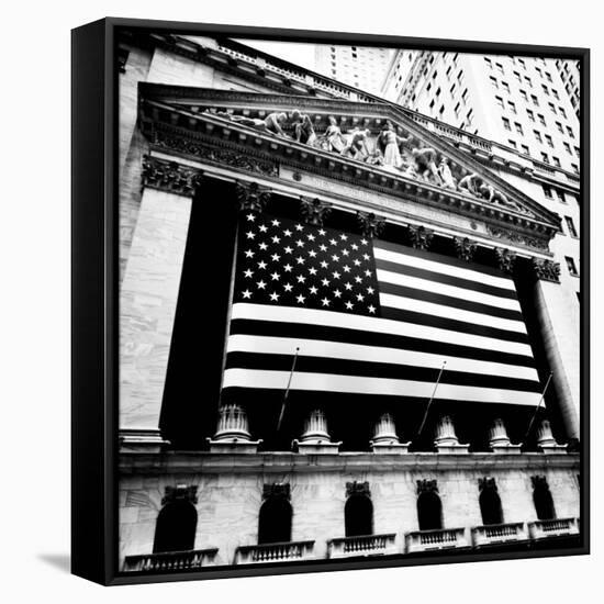 New York Stock Exchange-Josef Hoflehner-Framed Stretched Canvas