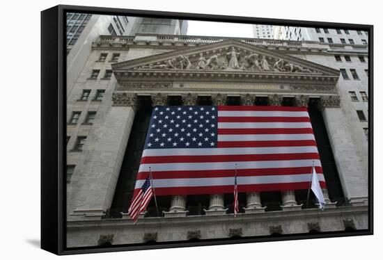 New York Stock Exchange-Robert Goldwitz-Framed Stretched Canvas