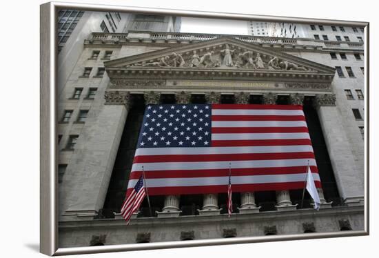 New York Stock Exchange-Robert Goldwitz-Framed Photographic Print