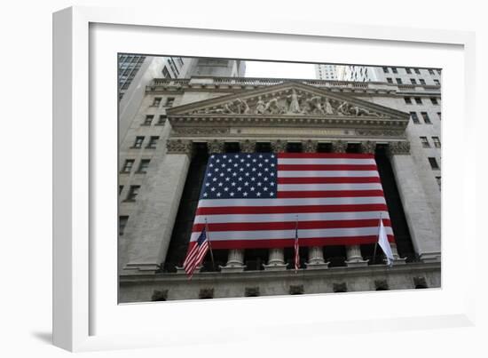 New York Stock Exchange-Robert Goldwitz-Framed Photographic Print