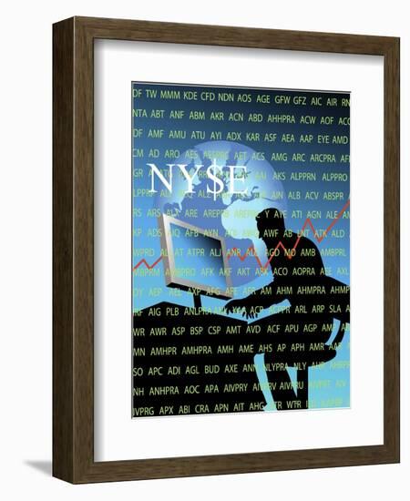 New York Stock Exchange-Linda Braucht-Framed Giclee Print