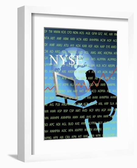 New York Stock Exchange-Linda Braucht-Framed Giclee Print