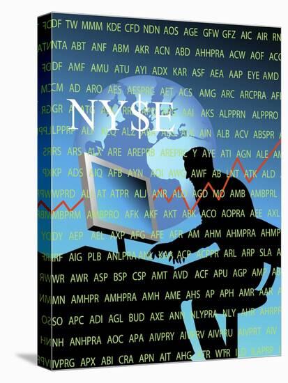 New York Stock Exchange-Linda Braucht-Stretched Canvas