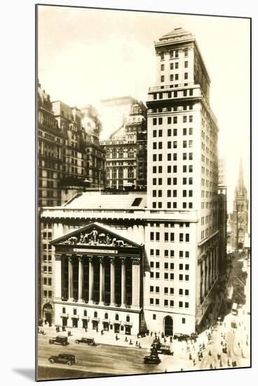 New York Stock Exchange-null-Mounted Art Print