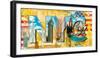 New York Story-Tom Frazier-Framed Art Print