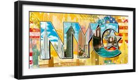 New York Story-Tom Frazier-Framed Art Print