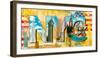 New York Story-Tom Frazier-Framed Giclee Print