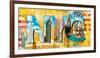 New York Story-Tom Frazier-Framed Giclee Print