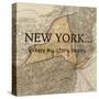 New York Story-Tina Carlson-Stretched Canvas