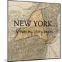New York Story-Tina Carlson-Mounted Art Print