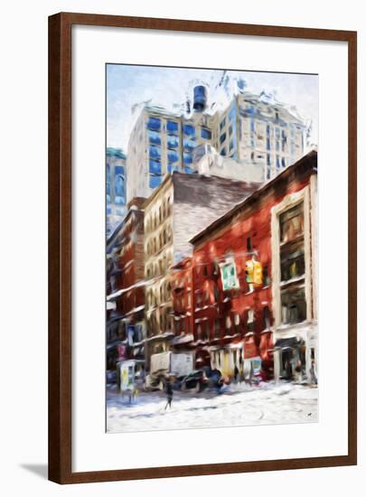 New York Street II - In the Style of Oil Painting-Philippe Hugonnard-Framed Giclee Print