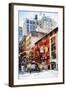 New York Street II - In the Style of Oil Painting-Philippe Hugonnard-Framed Giclee Print
