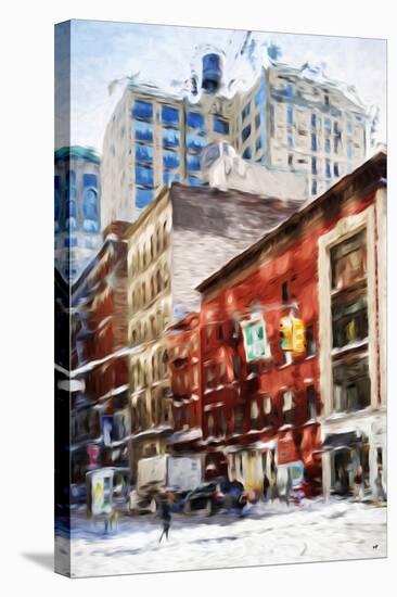 New York Street II - In the Style of Oil Painting-Philippe Hugonnard-Stretched Canvas