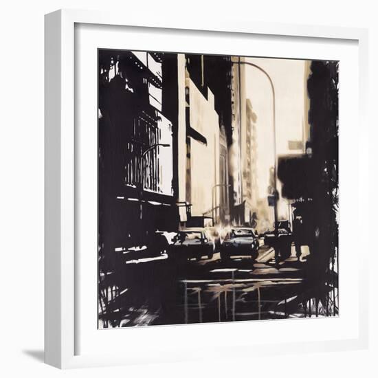 New York Street II-Kris Hardy-Framed Giclee Print