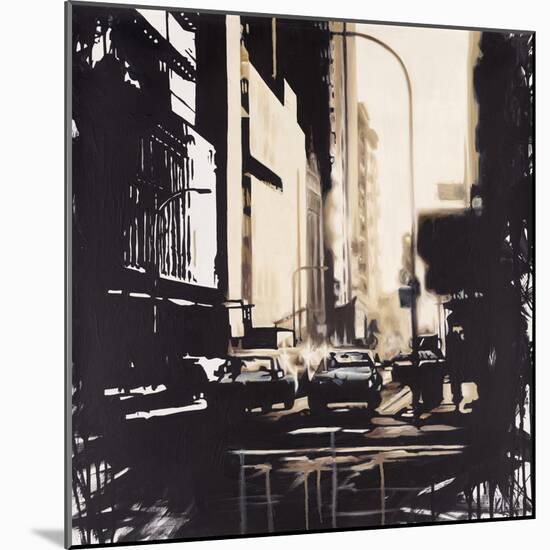 New York Street II-Kris Hardy-Mounted Giclee Print
