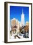 New York Street - In the Style of Oil Painting-Philippe Hugonnard-Framed Giclee Print